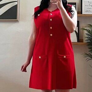 Zara red dress size XL